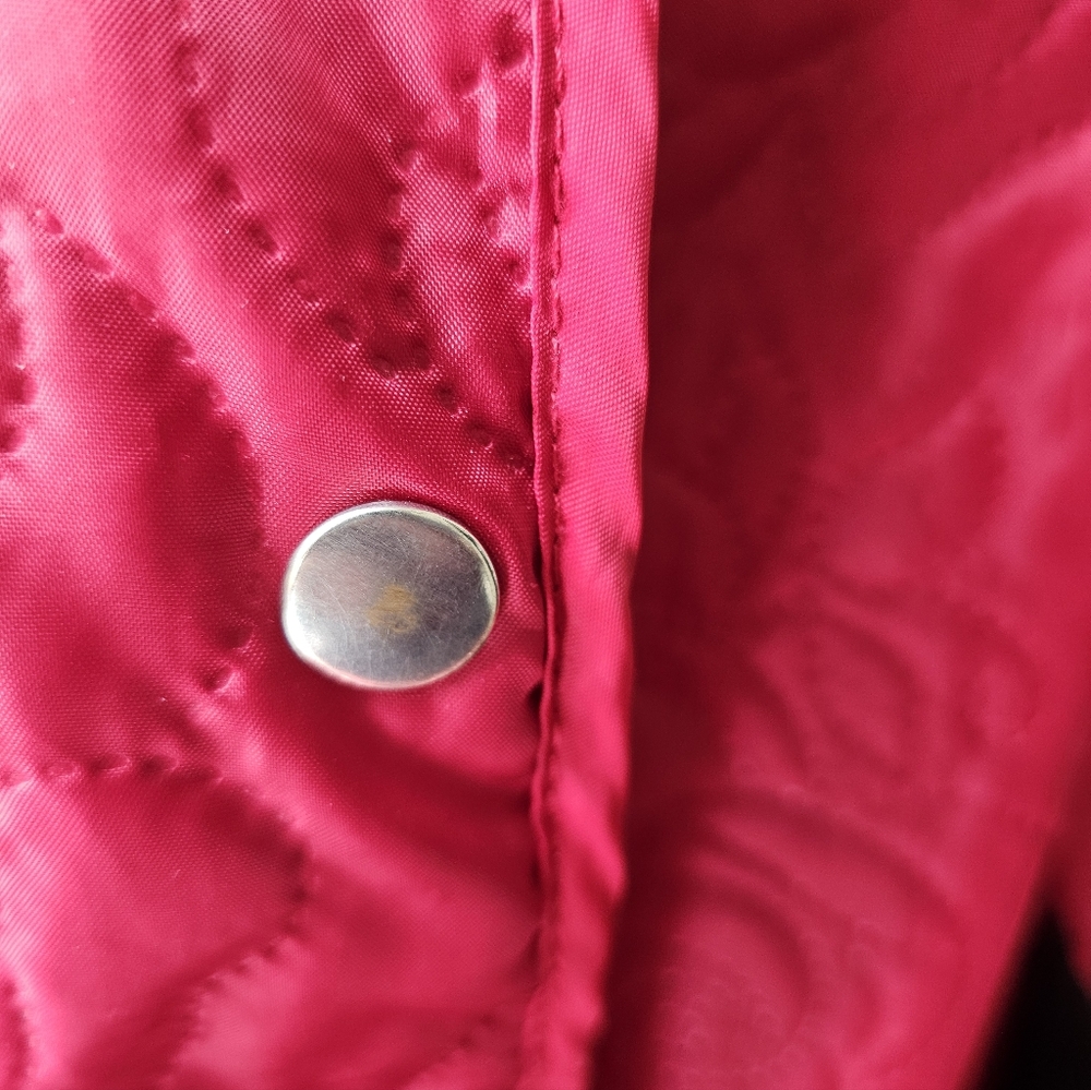 Quilted Red Jacket - Picture 2 of 4